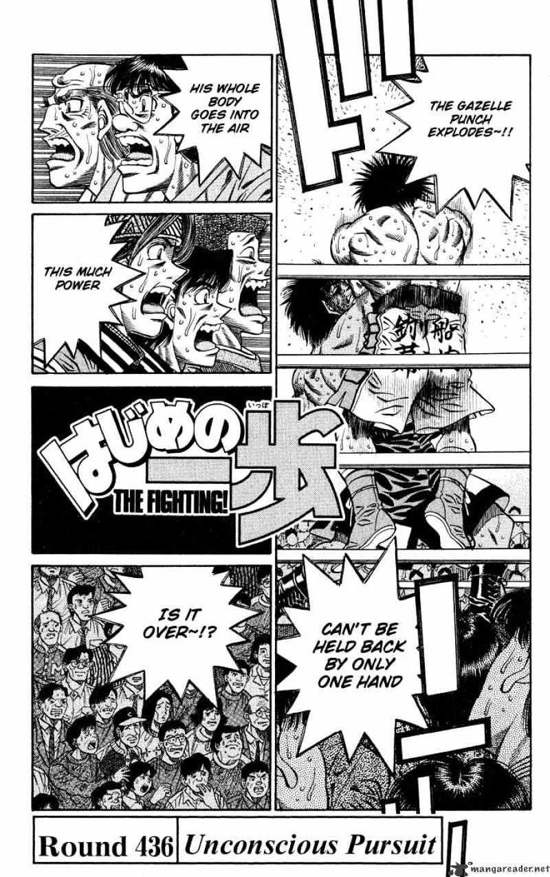 Hajime no Ippo: Fighting Spirit, Chapter 436 image 01